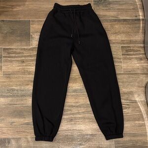 Black Jogger Sweatpants
